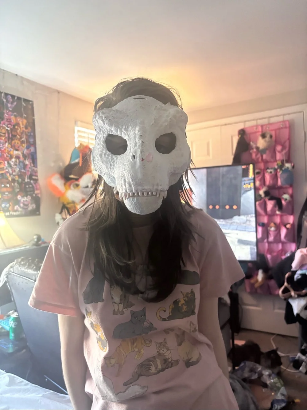 T. rex Dino Fursuit head mask handmade Jurassic park Jurassic World